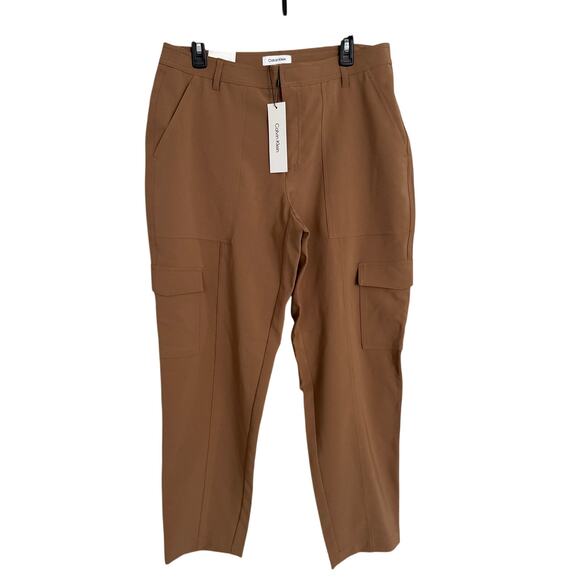 Calvin Klein Tan Khaki Cargo Pants 12 - Picture 1 of 4